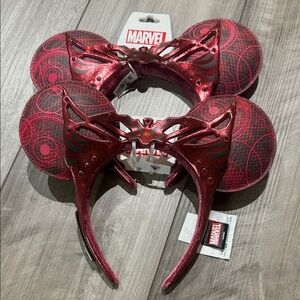 2 pairs of Marvel Metallic Red Scarlet witch Headbands